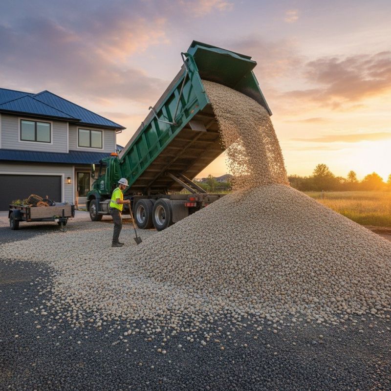 Landscaping Gravel Delivery detail