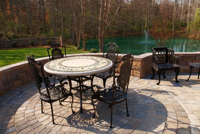 Patio Fountain Installation
