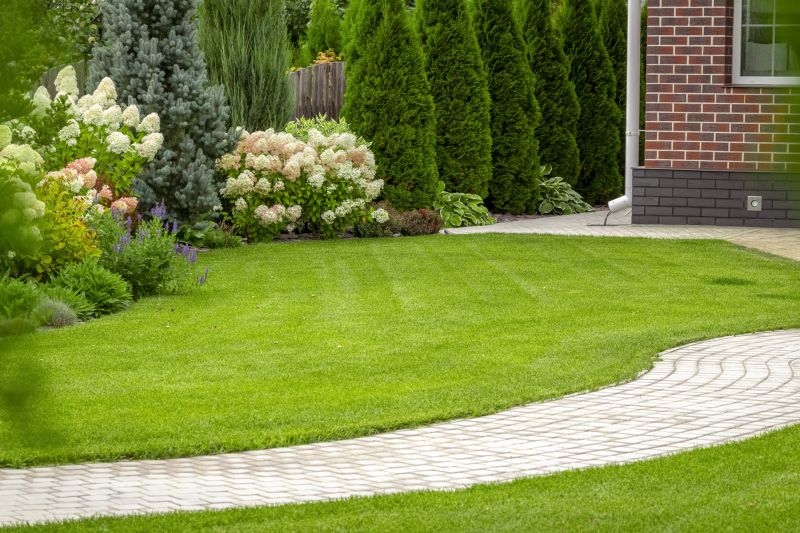 Paver Patio with Curved Design