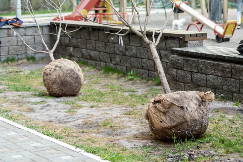 Play Area Mulch Installation