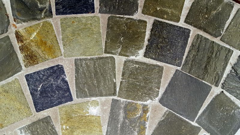 River Stone Installation