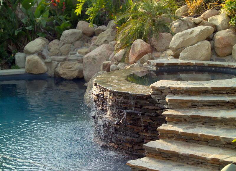 Rock Fountain Installation