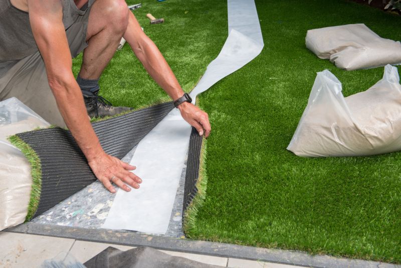 Synthetic Mulch Installation